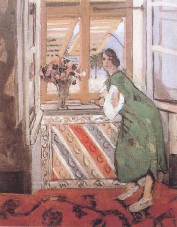 Henri Matisse Young Girl in a Green Dress (mk35) China oil painting art